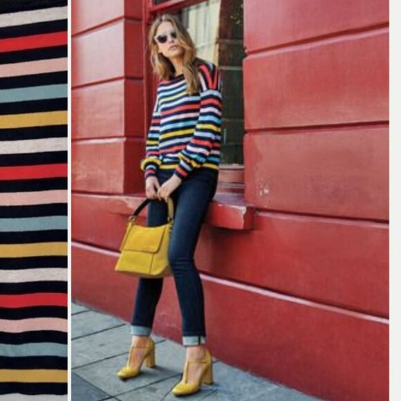 Boden - Muriel Jumper K0107 | Multicolor Stripes | Size XS - Picture 1 of 12